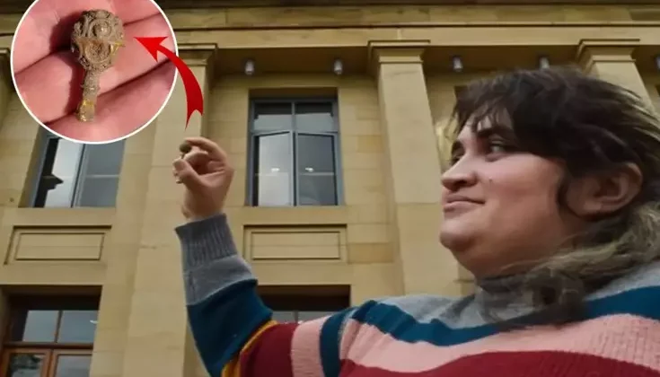 Arkeoloji öğrencisi ilk kazısında 90 dakikada tarihi keşif yaptı