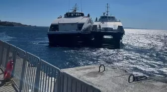 İDO Seferi Sırasında Deniz Otobüsü Kayalıklara Çarptı 3 balikesir aciklarinda kayaliklara carpan ido 18934128 amp