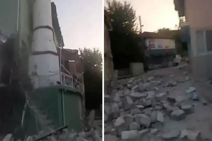 6.1'lik depremin vurduğu Balıkesir'den gelen görüntüler iç açıcı değil: Allah'ım her yer yıkıldı! 3 balikesir de 6 1 buyuklugundeki depremin 18934220 9558 amp