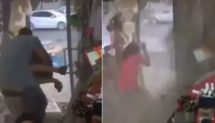 Balıkesir depremi market kamerasında! Ortalık savaş alanına dönmüş