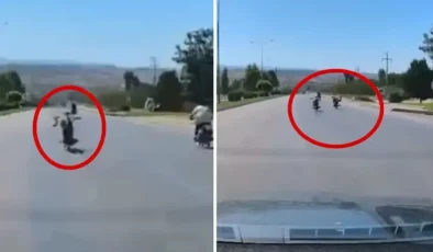 Canlarını hiçe saydılar, motosikletlerin üzerine yatarak yarıştılar