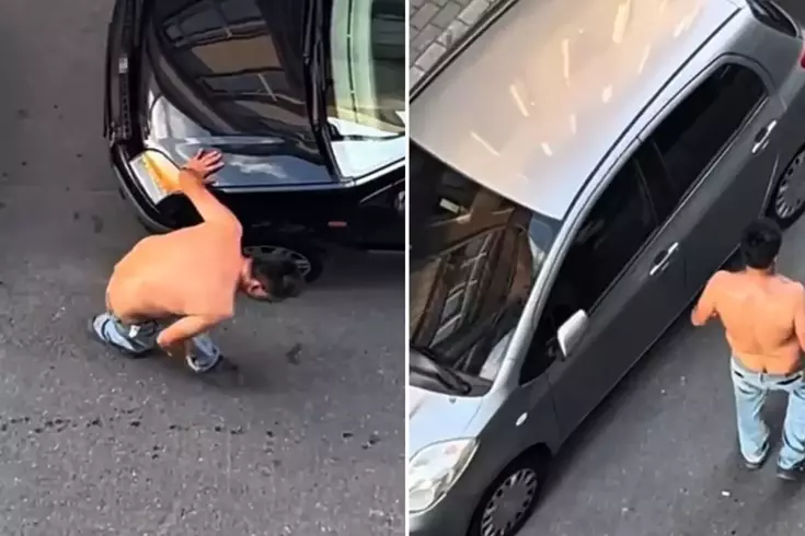 elindeki satirla araclara zarar veren sahis akil 18956486 7720 amp