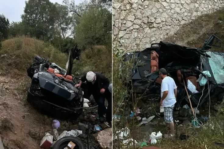 Hurdaya dönen otomobil iki kişiye mezar oldu 3 hurdaya donen otomobil iki kisiye mezar oldu 18978319 4503 amp