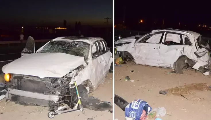 İngiltere’den tatile gelen ailenin otomobili takla attı: 2 ölü, 3 yaralı