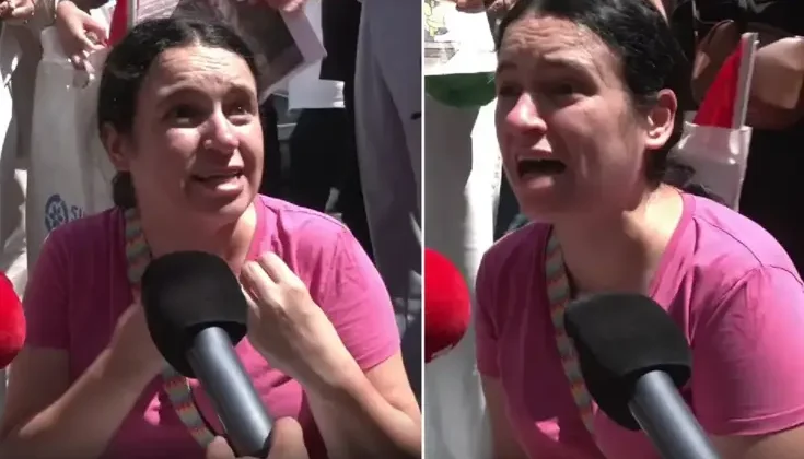 Mülakat mağduru öğretmen bakanlık önündeki eylemde sinir krizi geçirdi