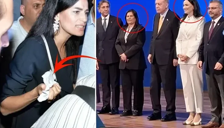 Özlem Çerçioğlu, bir dönem konuşma metnini yırtan Seda Sarıbaş ile aynı karede