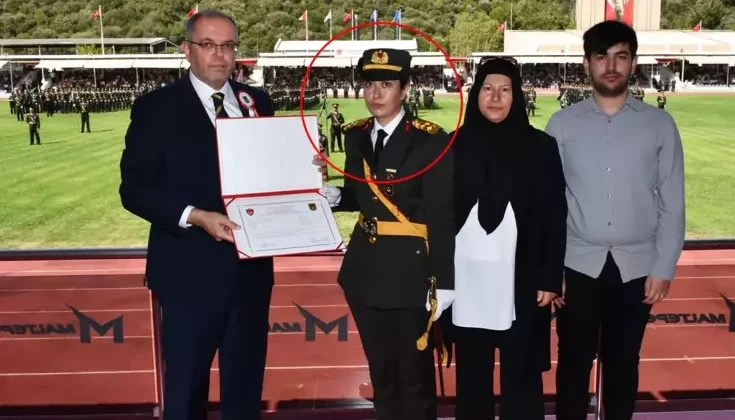 Şehit Ömer Halisdemir’in kızı Elif Nur Halisdemir teğmen oldu