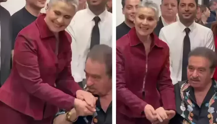 İbrahim Tatlıses, Gonca Cilasun’un elini öptü! Tepkisi dikkat çekti